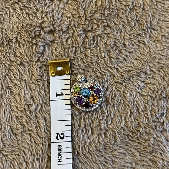 Silver and Gemstone Pendant - Picture 4 of 4